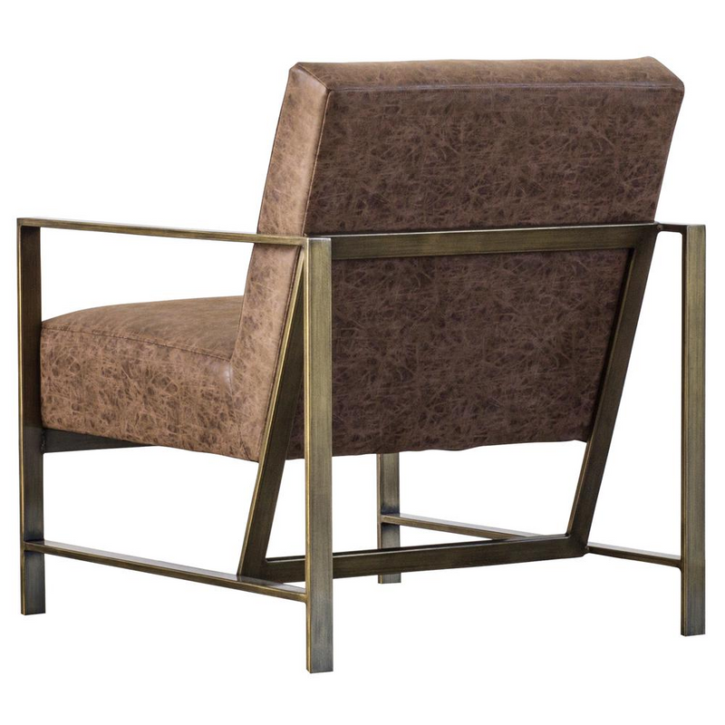 Francis PU Leather Arm Chair