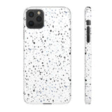 White Terazzo Phone Case