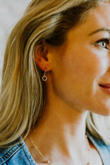 Myla Dainty 0-Ring Huggie Earrings