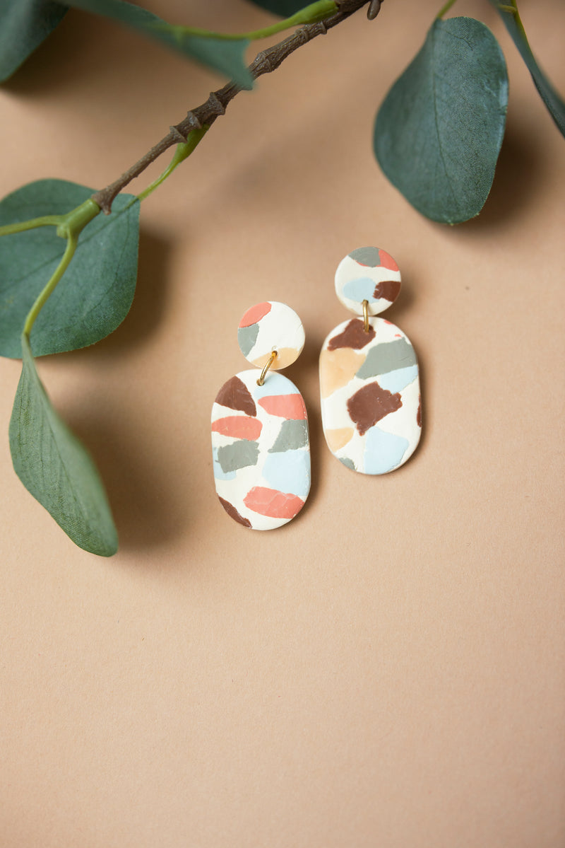 Terrazzo Clay Earrings