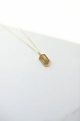 Gold Filled Starburst Pendant Necklace by Layerhandmade