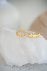 Dainty Croissant Ring