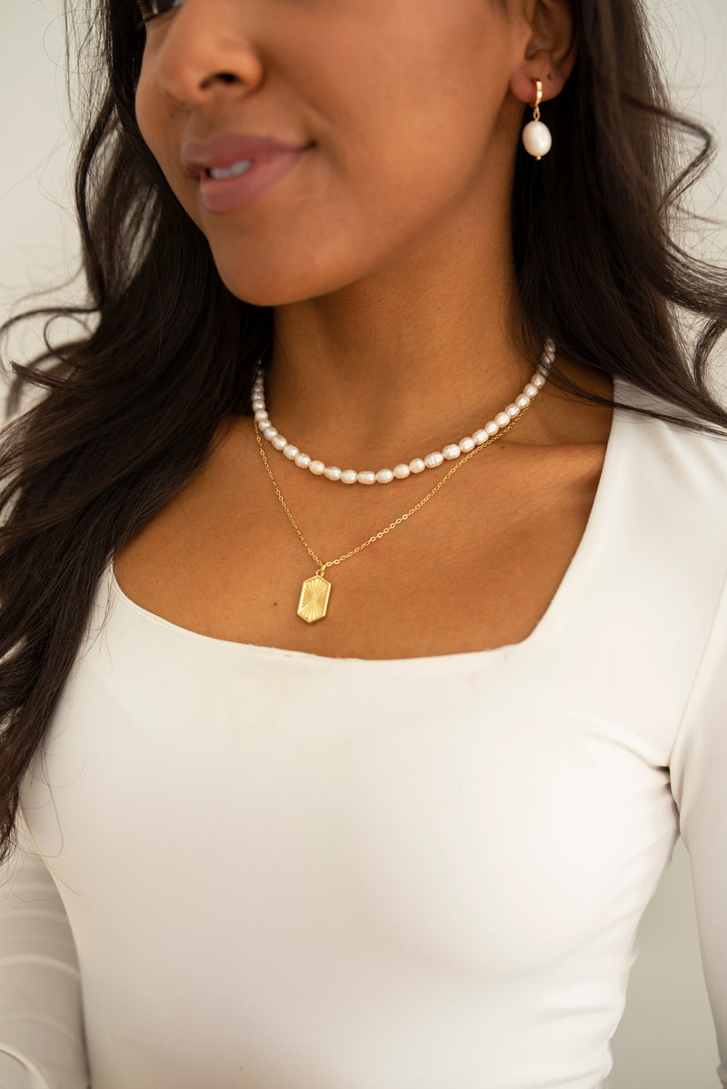 Classic White Freshwater Pearl Choker Necklace