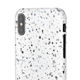 White Terazzo Phone Case