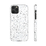 White Terazzo Phone Case